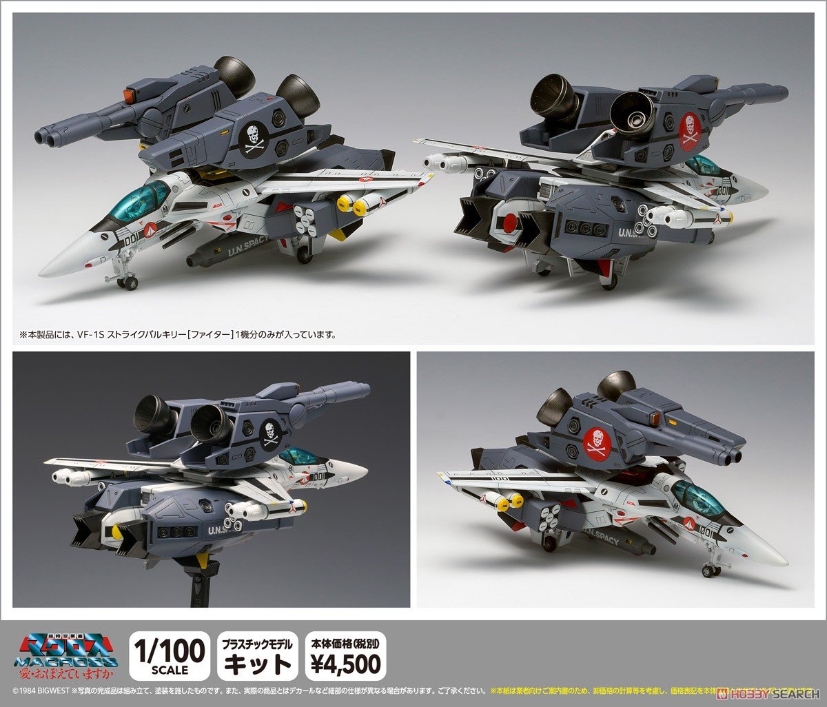 SheetNo:85959 #MC-069 VF-1S Strike Valkyrie (Fighter) 一條輝/Roy