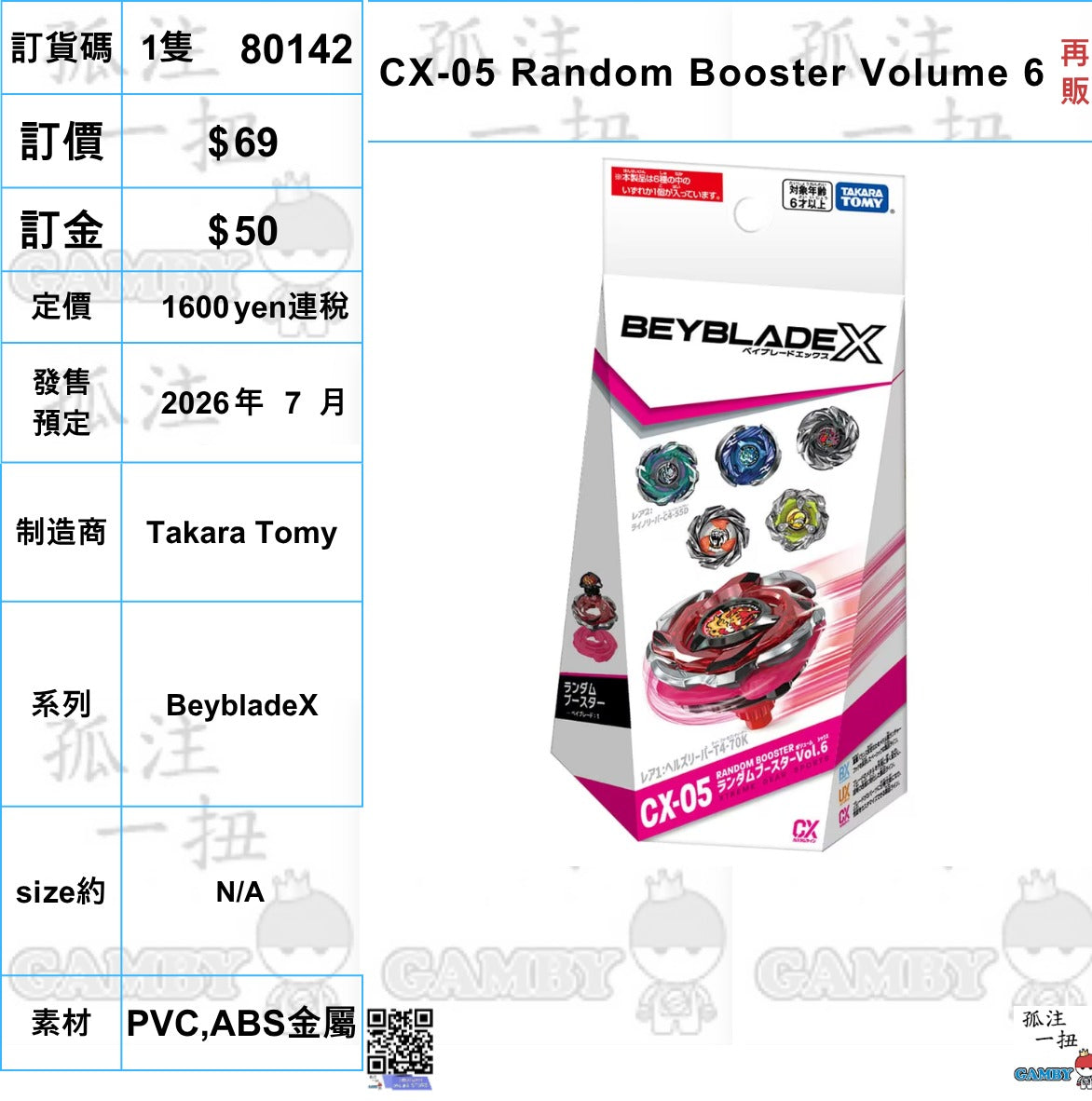 【限定500個】YogiboMax:THEMATCH EDITION武尊×天心 訂貨碼:80142 <訂價$69> #(免手續費)(隨機1pcs)CX-05 Random