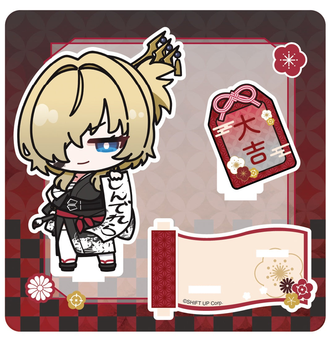 訂貨碼:88837-88844 <訂價各$48> #(免手續費)SD壓克力牌=勝利女神:妮姬 Nikke 新春活動2026 Goods 正版授權