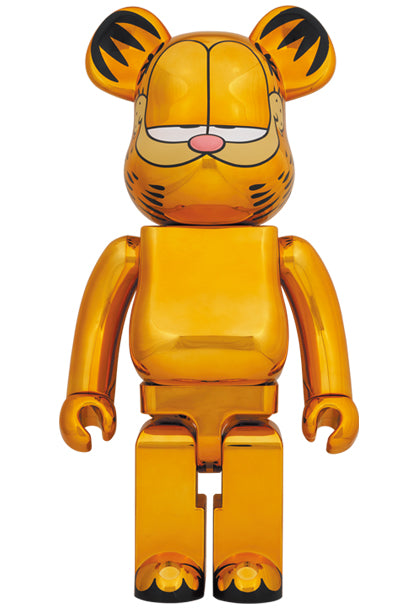 (ONMK114等通知現貨Sales)No:596945 <Price$2980> #Garfield (Gold Chrome Ver) 1000%=Garfield Be@rBrick-Medicom【現貨Be@Rbrick】