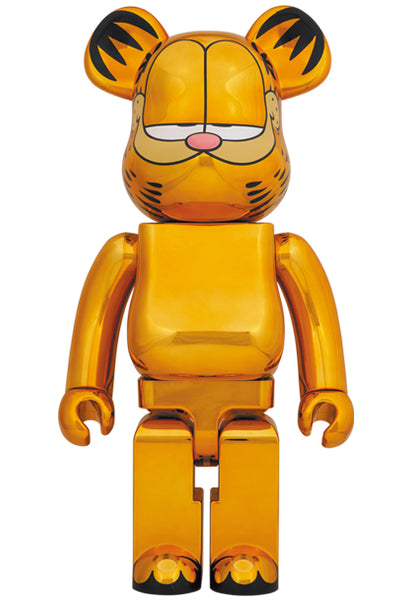 (ONMK114等通知現貨Sales)No:596945 <Price$2980> #Garfield (Gold Chrome Ver) 1000%=Garfield Be@rBrick-Medicom【現貨Be@Rbrick】