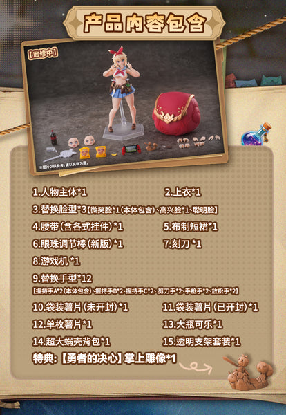 訂貨碼:80043 <訂價$565> #(免手續費)(連特典Full Set)RPGEX-06冒險者小蝸(可動眼)=1/12 蝸的異世界冒險 可動Figure