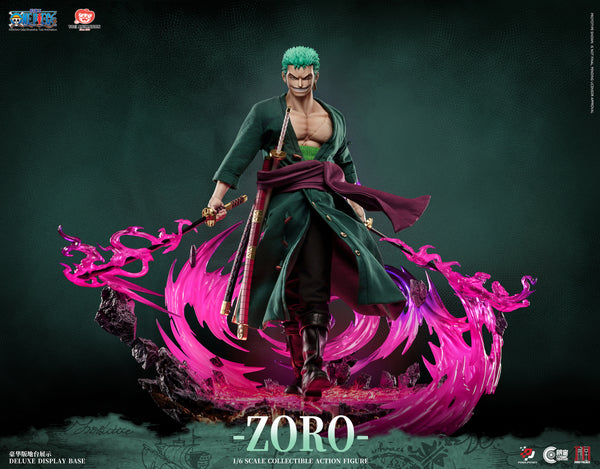 訂貨碼:80283 <訂價$2799> #(免手續費)(豪華LED地台版)卓洛=1/6 One Piece 矽膠布衣可動合金 Figure