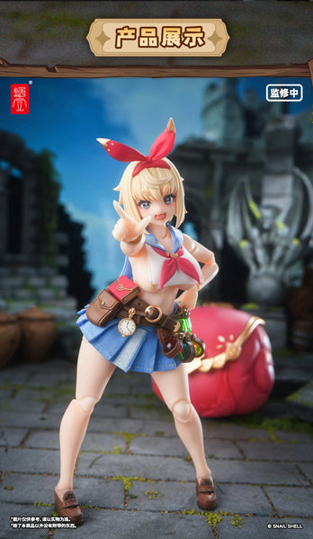 訂貨碼:80043 <訂價$565> #(免手續費)(連特典Full Set)RPGEX-06冒險者小蝸(可動眼)=1/12 蝸的異世界冒險 可動Figure