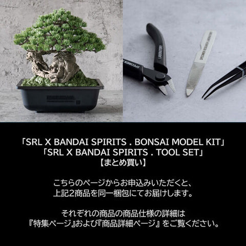 SheetNo:37589 <OrderPrice$1999> #盆栽 五葉松(連Tool Set)=SRL X Bandai Spirits . Bonsai Model Kit