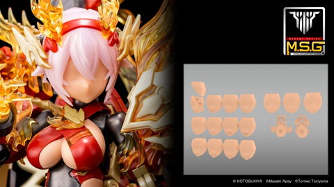 SheetNo:24145 <OrderPrice$70> #(淨配件)M.S.G 06 Face Set 皇巫用 Skin Color D=1/1 Megami Device模型