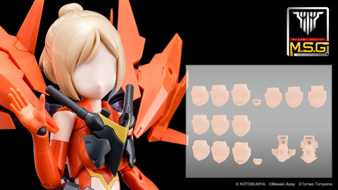 SheetNo:24061 <OrderPrice$84> #(淨配件)M.S.G 05 Face Set SOL Skin Color C=1/1 Megami Device模型