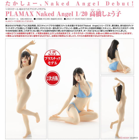 SheetNo:64714 <OrderPrice$156> #1/20 Naked Angel 高橋聖子(再販)=PLAMAX模型