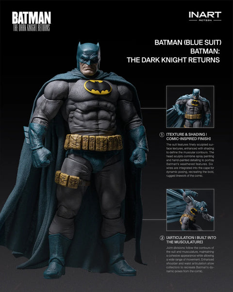 訂貨碼:81276 <訂價$668> #(免手續費)蝙蝠俠(藍色戰衣)=Batman:The Dark Knight Returns(黑夜之神歸來) Action Figure