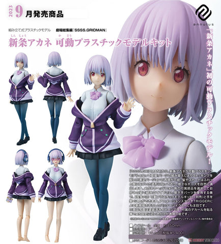 SheetNo:65546 <OrderPrice$291> #新條茜(再販)=電影總集篇SSSS.Gridman 可動組裝模型