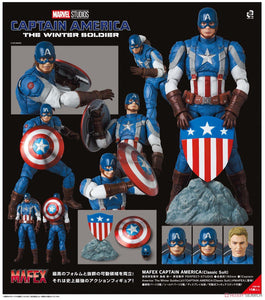 SheetNo:85619 <OrderPrice$568> #No.220 美國隊長 (Classic Suit)=Captain America: The Winter Soldier MAFEX