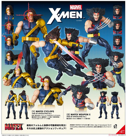 SheetNo:86452&86453 <OrderPrice$660&$660> #(Age Of Apocalypse Ver)=Marvel X-Men: Age of Apocalypse MAFEX