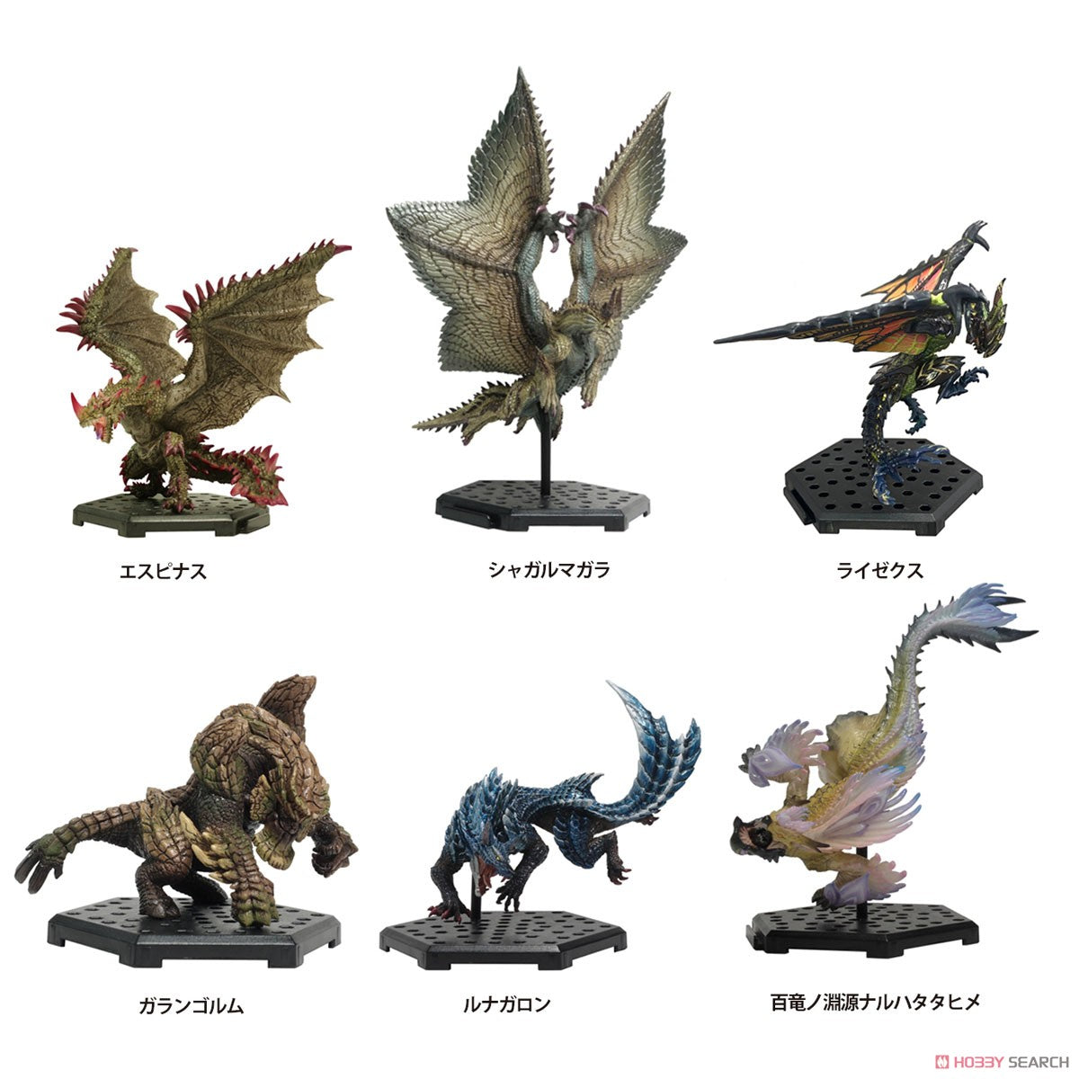 SheetNo:86495 <OrderPrice$560> #(原盒6pcs)MH Standard Model Plus the best Vol.22,23,24=Monster Hunter CFB Standard Model盒玩