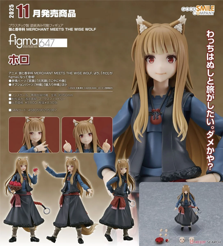 SheetNo:66010 <OrderPrice$481>  #No.647 赫蘿 (狼與辛香料merchant meets the wise wolf)=figma