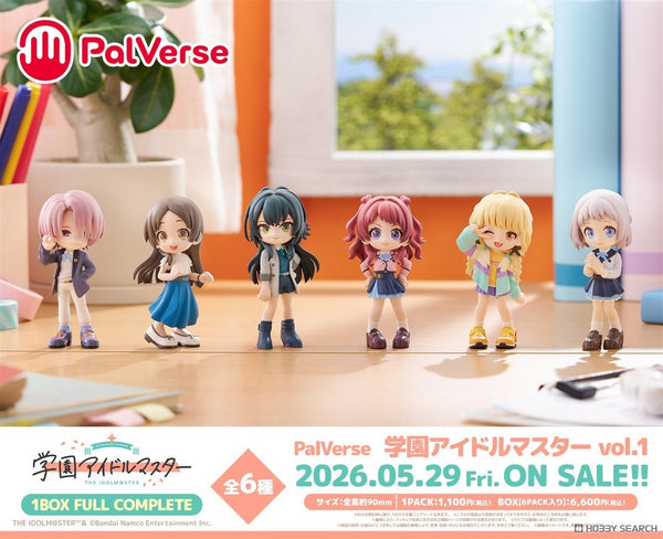 訂貨碼:89122 <訂價$328> #(原盒6pcs)學園偶像大師 vol.1 FULL COMPLETE BOX=PalVerse THE IDOLM@STER 盒玩 Deformed Figure