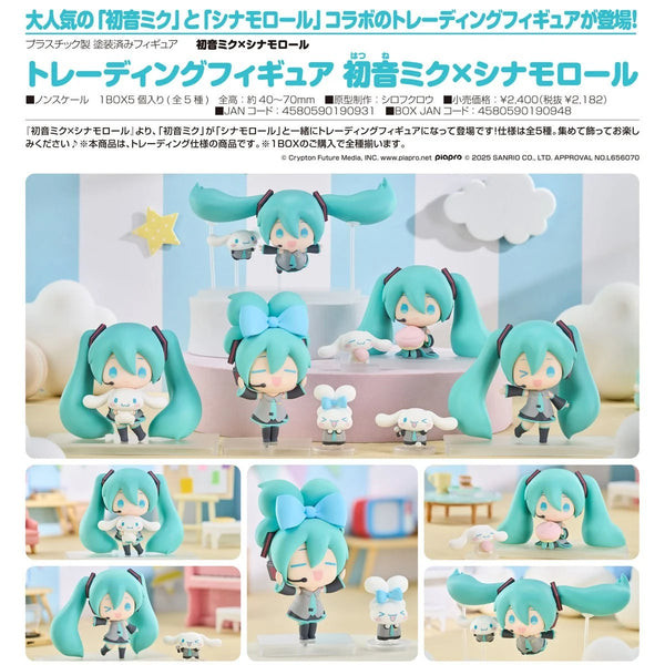 訂貨碼:67414 <訂價$564> #(免手續費)(原盒6 pcs)初音未來×大耳狗喜拿=收藏系列 Figure 盒玩