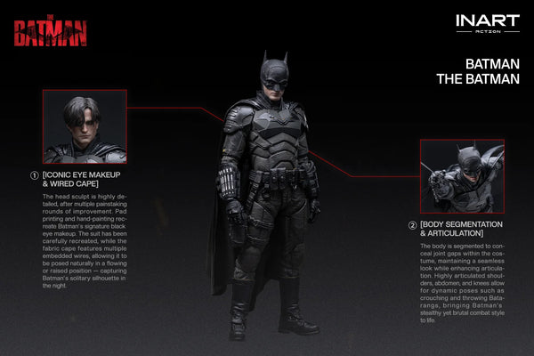 訂貨碼:81052 <訂價$668> #(免手續費)The Batman=蝙蝠俠(2022) Action Figure