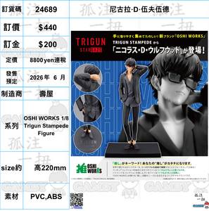 訂貨碼:24689 <訂價$440> #(免手續費) 尼古拉·D·伍夫伍德=OSHI