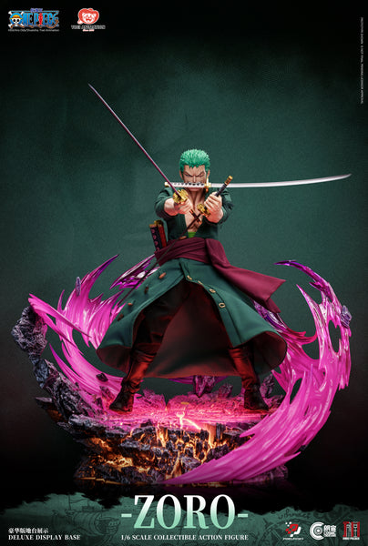 訂貨碼:80283 <訂價$2799> #(免手續費)(豪華LED地台版)卓洛=1/6 One Piece 矽膠布衣可動合金 Figure