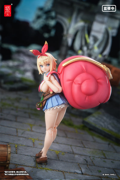 訂貨碼:80043 <訂價$565> #(免手續費)(連特典Full Set)RPGEX-06冒險者小蝸(可動眼)=1/12 蝸的異世界冒險 可動Figure