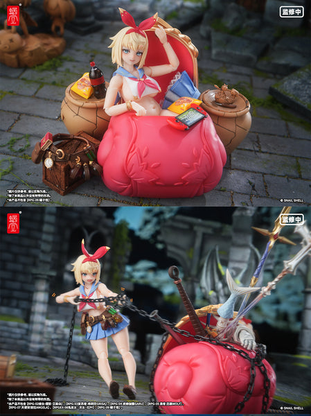 訂貨碼:80043 <訂價$565> #(免手續費)(連特典Full Set)RPGEX-06冒險者小蝸(可動眼)=1/12 蝸的異世界冒險 可動Figure