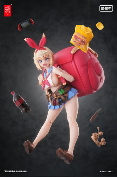 訂貨碼:80043 <訂價$565> #(免手續費)(連特典Full Set)RPGEX-06冒險者小蝸(可動眼)=1/12 蝸的異世界冒險 可動Figure