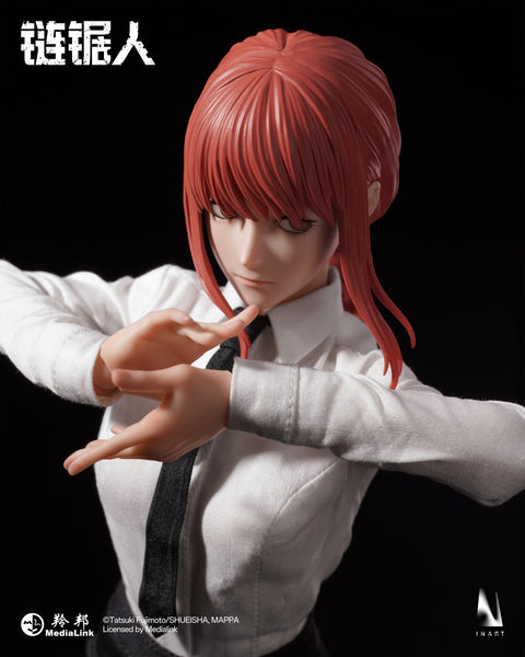 訂貨碼:80788 <訂價$1898> #(免手續費)真紀真=1/6 鏈鋸人(第一季) 可動Figure-INART
