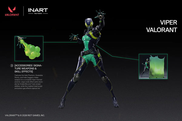訂貨碼:81289 <訂價$468> #(免手續費)Viper=1/12 特戰英豪VALORANT Action Figure