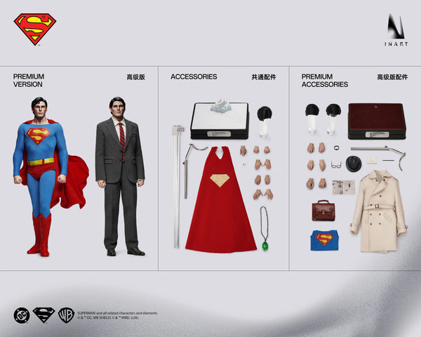 訂貨碼:80026 <訂價$4220> #(免手續費)(豪華版雙主體)Superman(1978)=1/6 超人(1978) 可動Figure