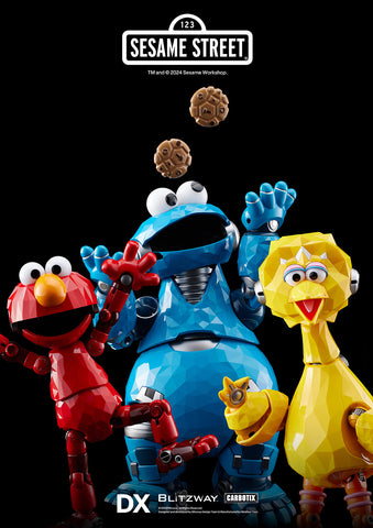 SheetNo:86667 <OrderPrice$1380> #Sesame Street (3pcs DX Set)=Carbotix 芝麻街 Action figure