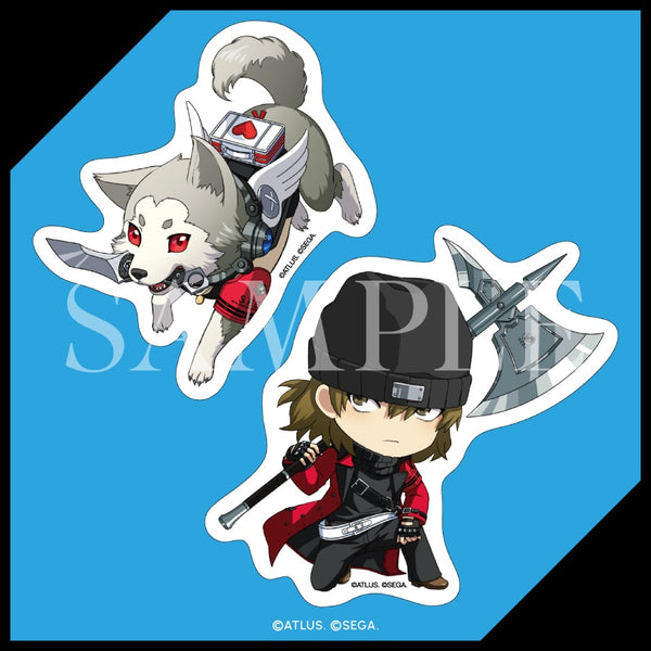 Z(ONLINESALES等通知現貨)No:00076 <Price$20> #(1種) F賞 虎狼丸&荒垣真次郎 貼紙=GoodSmile賞 女神異聞錄3 Reload【現貨 其他】