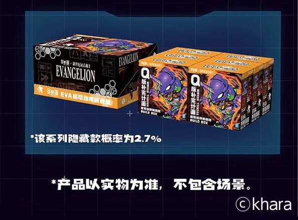訂貨碼:88595 <訂價$569> #(原盒6pcs)SSK-EVA-01=聖斯基 X 新世紀福音戰士 Q版補完計劃 EVA 超可動拼裝盲盒