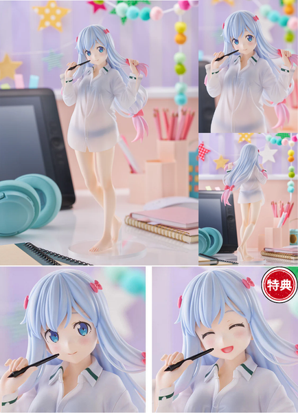 訂貨碼:79001&79002 <訂價$551&$750> #和泉紗霧 Shirt Ver.=TENITOL TALL 情色漫畫老師 Figure