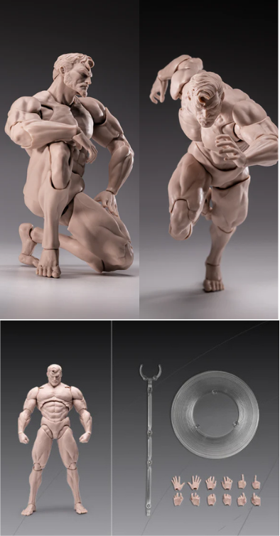 訂貨碼:88640-88642 <訂價各$131> #男性素體=1/12 Blank Male Body Action Figure