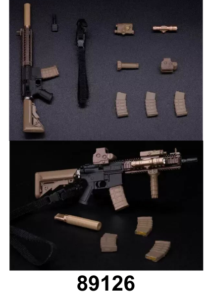 訂貨碼:89126-89128 <訂價各$95> #WM-04 MK18=1/10-1/12 Figure用 武器配件包