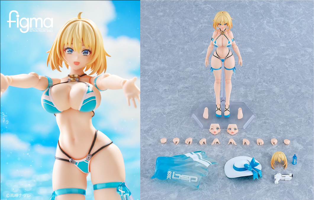 訂貨碼:67377&67378 <訂價$467&$575> #(免手續費)No.674 Sophia F. Shirring 泳裝Ver.=figma Bunny Suit Planning