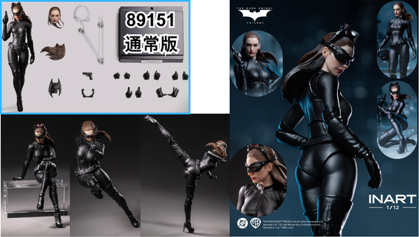 訂貨碼:89151&89160 <訂價$448&$488> #免手續費(連破損蝙蝠俠面罩)貓女=Catwoman=1/12 蝙蝠俠:夜神起義 The Dark Knight Rises Collectibler 可動Figure