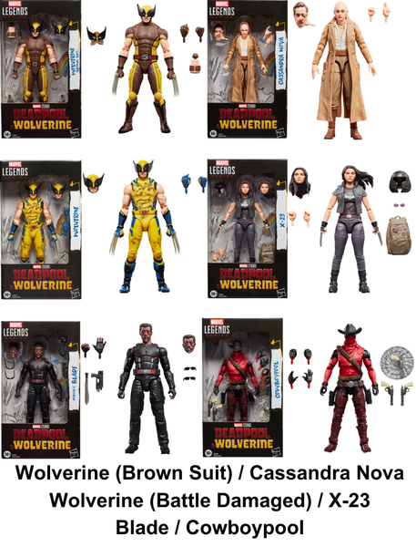 SheetNo:89269 <OrderPrice$1050> #(Set6pcs)Deadpool & Wolverine Wave 2=Marvel Legends