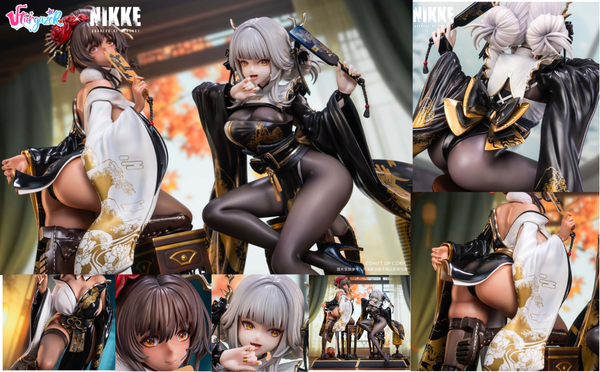 訂貨碼:79244 <訂價$4039> #(Set裝)黑兔白兔 諾亞爾&布蘭兒=1/4 勝利女神:妮姬NIKKE Figure