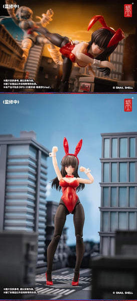 訂貨碼:88241 <訂價$301> #(連特典特效片)JK-01 兔女郎 麗娜Rena(繪師:CanceR-401號)=1/12 空想JK系列 可動完成品 Figure