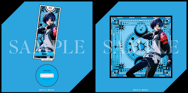 Z(ONLINESALES等通知現貨)No:000092 <Price$80> #(2種) B賞&C賞  P3R主人公 亞克力立牌&色紙=GoodSmile賞 女神異聞錄3 Reload【現貨 其他】