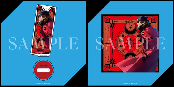 Z(ONLINESALES等通知現貨)No:000094 <Price$80> #(2種) B賞&C賞 荒垣真次郎 亞克力立牌&色紙=GoodSmile賞 女神異聞錄3 Reload【現貨 其他】