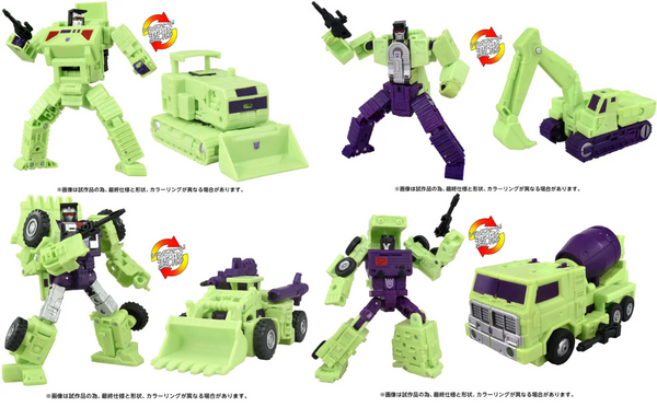 Z(ONLINESALES等通知現貨)No:991915 <Price$750> #TS-09/08/06/05 MixMaster&Scavenger&Scrapper&Bone Crusher=TF Studio Series-TakaraTomy(T-Spark)【現貨 Transformers】4904810991915/991571/991540/991533