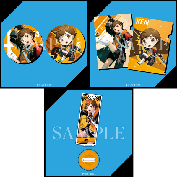 Z(ONLINESALES等通知現貨)No:000082 <Price$120> #(3種) B賞&D賞&E賞 天田乾 亞克力立牌&襟章&A4 Clear File=GoodSmile賞 女神異聞錄3 Reload【現貨 其他】