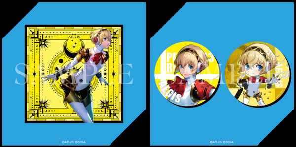 Z(ONLINESALES等通知現貨)No:000085 <Price$80> #(2種) C賞&D賞 Aigis 色紙&襟章=GoodSmile賞 女神異聞錄3 Reload【現貨 其他】