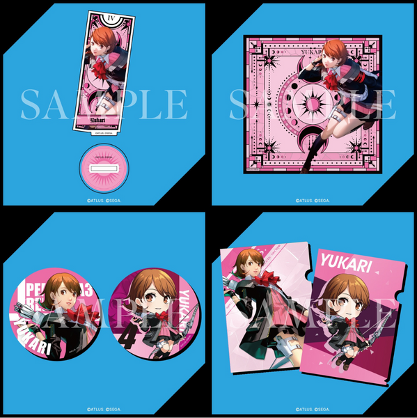 Z(ONLINESALES等通知現貨)No:000090 <Price$160> #(4種) B賞&C賞&D賞&E賞 岳羽由加莉 亞克力立牌&色紙&襟章&A4 Clear File=GoodSmile賞 女神異聞錄3 Reload【現貨 其他】