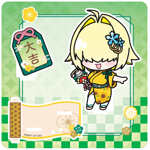 Z(ONLINESALES等通知現貨)No:994588 <Price$48> #(SD壓克力牌) 伊萊格=勝利女神:妮姬 Nikke 新春活動2026 Goods【現貨 其他】4573697994588