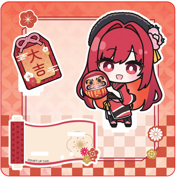 Z(ONLINESALES等通知現貨)No:994533 <Price$48> #(SD壓克力牌) 拉毗:小紅帽=勝利女神:妮姬 Nikke 新春活動2026 Goods【現貨 其他】4573697994533