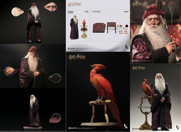 訂貨碼:89582 <訂價$3628> #免手續費(豪華版)植髮頭雕可動眼 阿不思·鄧不利多=1/6 哈利波特:消失的密室 珍藏可動Figure