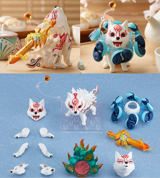 訂貨碼:68291&68292 <訂價$415&519> #(免手續費)No.1697-DX 白野威 DX Ver.(大神)再販=GS土偶Nendoroid